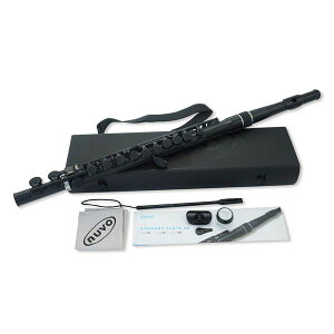 �y�������zNUVO �k�[�{ N230SFBK STUDENT FLUTE 2.0 �u���b�N C�����ǕW������ �v���X�`�b�N�� �t���[�g C��