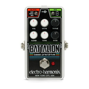 �y�|�C���g5�{�z�y�������zELECTRO HARMONIX �G���N�g���n�[���j�b�N�X Nano Battalion Bass Preamp & Overdrive �x�[�X�p�v���A���v���I�[�o�[�h���C�u