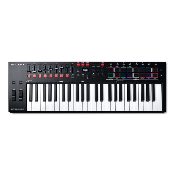 楽天市場】【送料込】M-Audio Oxygen Pro 49 / 49鍵 USB MIDI 