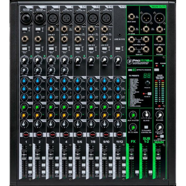 楽天市場】【送料込】Mackie マッキー ProFX12v3 12ch エフェクト/USB 