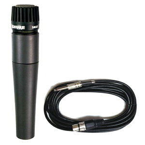 �y�������zSHURE SM57LCE/SM57-LCE/�}�C�N�P�[�u��5M[XLR-�t�H��]�t7�_�Z�b�g