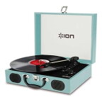 【送料込】ION AUDIO VINYL TRANSPORT Blue ポータブル トランク型 レコードプレーヤー