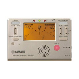 【メール便・送料無料・代引不可】YAMAHA ヤマハ TDM-700G ゴールド チューナー/メトロノーム