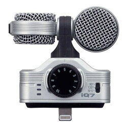 【送料込】ZOOM/ズームiQ7iPhone/iPad/iPodTouch用ステレオ・コンデンサーマイク【smtb-TK】
