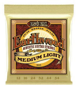 y[ցEEszERNIE BALL 2003 ×1 [12-54] Earthwood Medium Light 80/20 Bronze AR[XeBbNM^[
