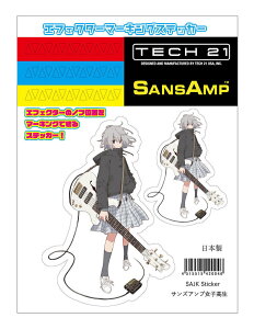 �y���[���ցE���������E����s�zTECH21 SANSAMP SAJK Sticker �G�t�F�N�^�[ �}�[�L���O�X�e�b�J�[