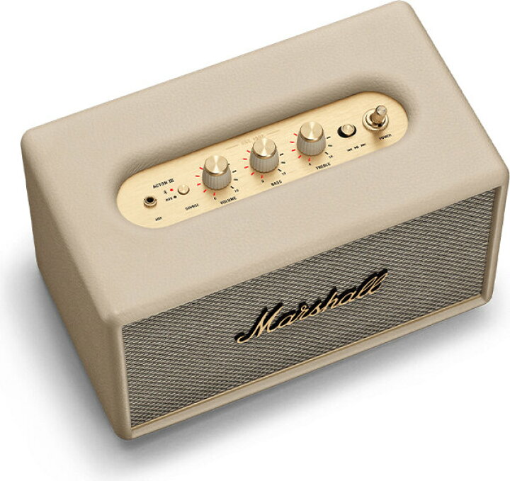 楽天市場】【送料込】Marshall Acton III Bluetooth Cream ポータブル 