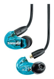 【送料込】SHURE SE215SPE-A 高遮音性 イヤホン/ブルー イヤフォン SE215 Special Edition【ポイント3倍】