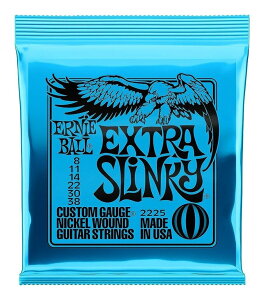 y[ցEEszERNIE BALL A[j[{[ 2225[08-38] EXTRA SLINKY GLM^[