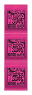 【メール便・送料無料・代引不可】【3セット】ERNIE BALL アーニーボール 2223[09-42] SUPER SLINKY エレ…