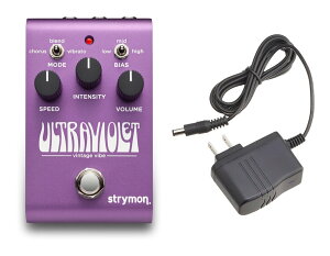 �y�������zStrymon UltraViolet Vintage Vibe + DC9/550 �R�[���X / �r�u���[�g �X�g���C����/�����A�_�v�^�[�t�y�|�C���g5�{�z
