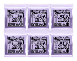 �y���[���ցE���������E����s�zERNIE BALL 2227/6�Z�b�g [10-48] ULTRA SLINKY �G���L�M�^�[��