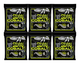 【メール便・送料無料・代引不可】【6セット】ERNIE BALL アーニーボール 2721 [10-46] COBALT REGULAR SLINKY エレキギター弦