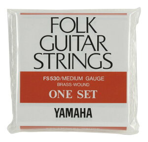 【メール便・送料無料・代引不可】YAMAHA ヤマハ FS-530 ×1 フォーク弦/ミディアム/セット弦 ×1(FS530)