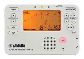 【メール便・送料無料・代引不可】YAMAHA TDM-710IV アイボリー チューナー/メトロノーム