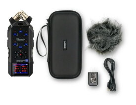 【送料込】ZOOM H6essential(専用アクセサリパック/APH-6e付) ハンディレコーダー 6トラック 32bitフロート録音 大口径XYステレオマイク フラッグシップモデル