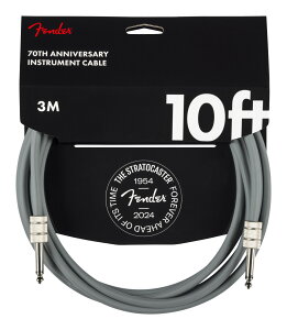 y[ցEEszFender 70th Anniversary 10f Instrument Cable Gray XggLX^[ a70NLO M^[ P[u