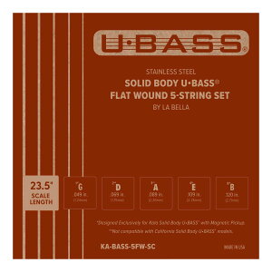 �y���[���ցE���������E����s�zKALA KA-BASS-5FW-SC / Solid Body U-BASS 5�����f����p�� �X�e�����X �t���b�g���E���h��