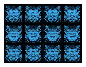 【メール便・送料無料・代引不可】ARIA アリア AGS-800XL ×12セット エレキギター弦/ニッケルプレーテッド・ラウンドワウンド