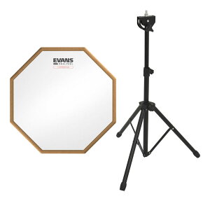 【送料込】EVANS RF10G-AT + TPST-1 リアルフィール 練習パッド Attacktile プラクティスパッド/スタンド付