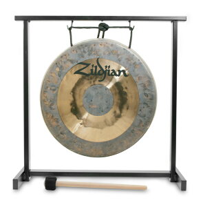 �y�������zZildjian GNCH12 ��p�X�^���h �}���b�g�t 12�C���` �S���O 12�h TRADITIONAL GONG AND TABLE-TOP STAND SET NAZLGNCH12