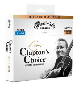�y���[���ցE���������E����s�zMartin MEC13 20TH ANNIVERSARY EDITION ×1�Z�b�g [13-56] Eric Clapton Phosphor Bronze MEDIUM �G���b�N�E�N���v�g���V�O�l�`���[�� 20���N�L�O�p�b�P�[�W