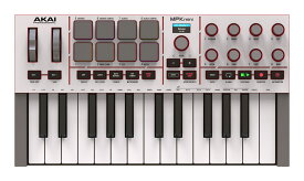 【送料込】AKAI Professional MPK Mini IV Gray コンパクト USB MIDIキーボード / パッドコントローラー MPK Mini mk4