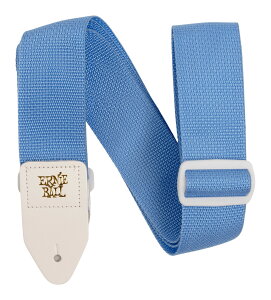 �y���[���ցE���������E����s�zERNIE BALL 5348 Soft Blue �� White �A�[�j�[�{�[�� �M�^�[/�x�[�X�p �|���v�� �X�g���b�v