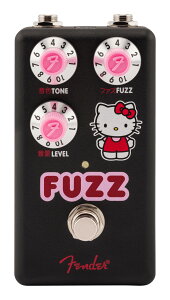 �y�������zFender HELLO KITTY FUZZ Pedal Black Fender x Hello Kitty�R���N�V���� �n���[�L�e�B �t�@�Y