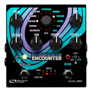 �y�������zSOURCE AUDIO SA264 ENCOUNTER Ambient Delay+Reverb �f�B���C + ���o�[�u�y�|�C���g5�{�z