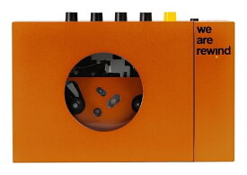 【送料込】We Are Rewind WE-001 ORANGE (Serge/オレンジ) ポータブル カセットプレーヤー Bluetooth送信対