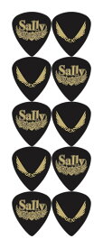 【メール便・送料無料・代引不可】DEAN GUITARS Sally PICK 2026 Black ＆ Gold/10枚セット サリー シグネチャー ギター ピック