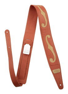 �y�������zGretsch F-Holes Leather Strap Orange and Tan 3�h �O���b�` F�z�[���f�U�C�� �M�^�[ �X�g���b�v