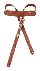 �y�������zGretsch Vintage Tooled Leather Guitar Strap Walnut �O���b�` ���B���e�[�W ���U�[ �X�g���b�v