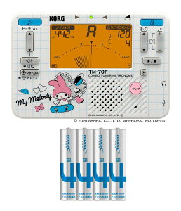 �y���[���ցE���������E����s�zKORG TM-70C SMM/�P4�d�r×4�{�t �}�C�����f�B �`���[�i�[/���g���m�[�� + �R���^�N�g�}�C�N�Z�b�g �R���O �T�����I �R���{���f��