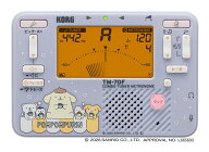 【メール便・送料無料・代引不可】KORG TM-70C SPN ポムポムプリン チューナー/メトロノーム + コンタク…
