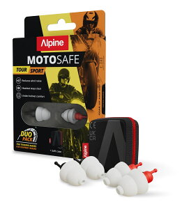 �y���[���ցE���������E����s�zAlpine MOTOSAFE DUO �f���A���Z�b�g(TOUR + SPORT) �A���p�C�� �o�C�N ���C�_�[��p �C���[�v���O �o�C�J�[�p ����