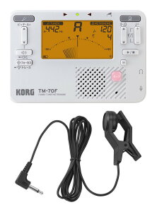 �y���[���ցE���������E����s�zKORG TM-70F WH+Aria ATM-15�Z�b�g �`���[�i�[/���g���m�[��(�z���C�g)+�R���^�N�g�}�C�N�Z�b�g