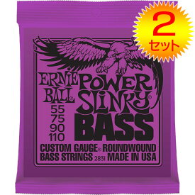 【メール便・送料無料・代引不可】【2セット】ERNIE BALL アーニーボール 2831[55-110] POWER SLINKY ベース弦