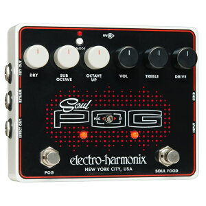 �y�������z�y�������K�i�zELECTRO HARMONIX Soul POG �I�[�o�[�h���C�u + �I�N�^�[�u�y�_�� Nano POG + Soul Food�y�|�C���g5�{�z