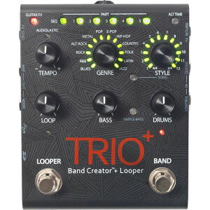 【送料込】DigiTech デジテック TRIO+(プラス) Band Creator plus Looper リズムマシン プラス ルーパー ベース&ドラムパートを自動生成