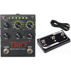 【送料込】【純正フットスイッチ FS3X付】DigiTech デジテック TRIO+(プラス) Band Creator plus Looper リズムマシン プラス ルーパー ベース&ドラムパートを自動生成