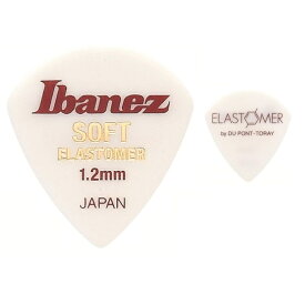 【メール便・送料無料・代引不可】【10枚セット】Ibanez アイバニーズ EL18ST12 SOFT 1.2mm JAZZIII XL 新素材エラストマー ギター ピック