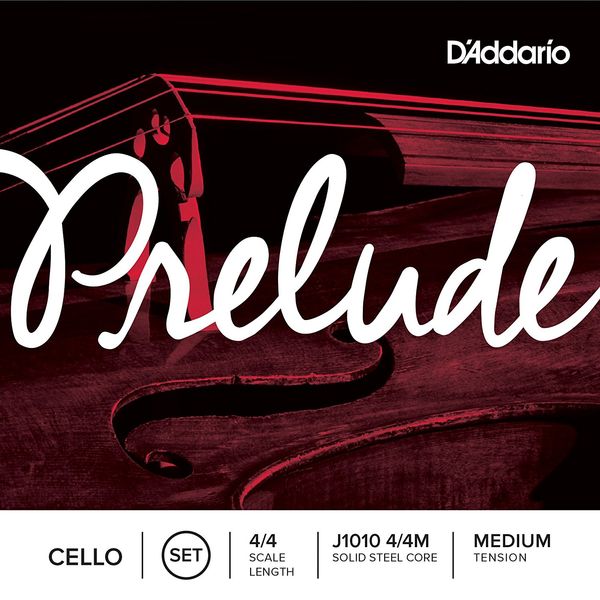 D'Addario J1010 4/4M PRELUDE SET MED チェロ弦 セット