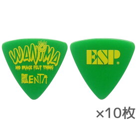 【ポイント5倍】【メール便・送料無料・代引不可】【10枚セット】ESP PA-WK10-2 （GR） WANIMA KENTA ピック