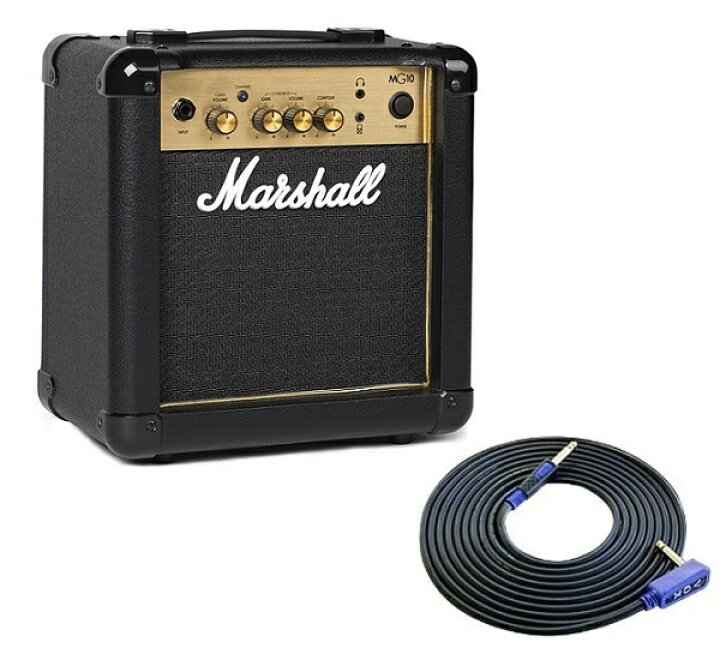 楽天市場】【送料込】【VOXシールド付】Marshall マーシャル MG10 Gold 
