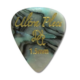 【メール便・送料無料・代引不可】【6枚セット】D’Andrea ダンドレア UP351 ABA 1.5 Abalone [1.5mm] Ultra Plecs ギター ピック