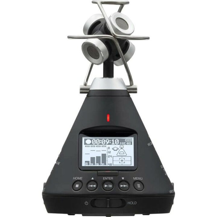 【送料込】【専用キャリングバッグ/CBH-3付】ZOOM ズーム H3-VR 360°Virtual Reality Audio  Recorder VRオーディオレコーダー【smtb-TK】 愛曲楽器