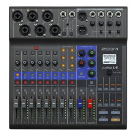 【送料込】ZOOM ズーム LiveTrak L-8 8チャンネル仕様ライブミキサー＆レコーダー