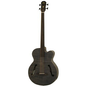 �y�������zARIA FEB-F2/FL STBK(Stained Black) �G���N�g���b�N �A�R�[�X�e�B�b�N �t���b�g���X �x�[�X/�P�[�X�t